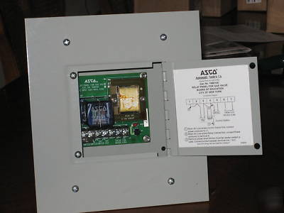 1 asco 108D10C dc relay panel