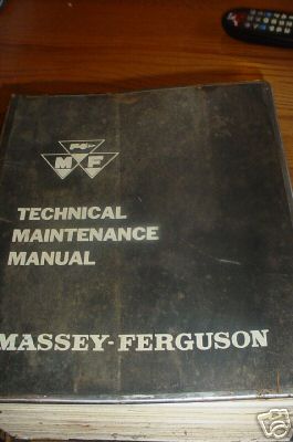 Massey-ferguson backhoes technical service manual