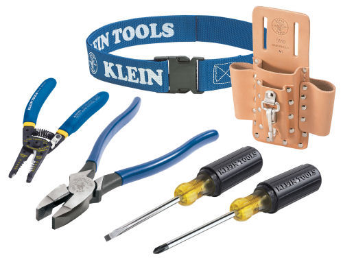 New klein 6 piece electrical trim-out tool set