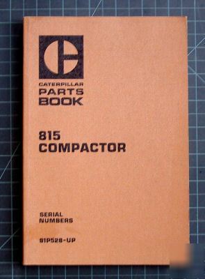 Cat caterpillar 815 compactor parts manual catalog book