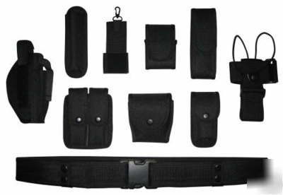 Left police security modular equipment system duty belt