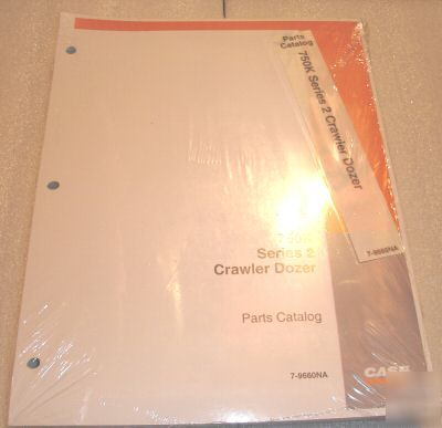 New case 750K crawler dozer series 2 parts catalog book 