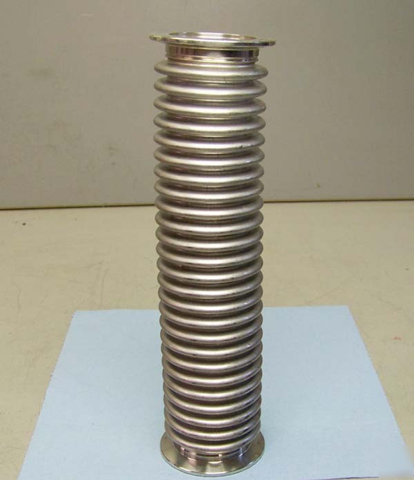 Nor-cal flexible stainless high vacuum hose 2-1/16