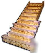 Pre built stairs engineered staircase fabricated stair 