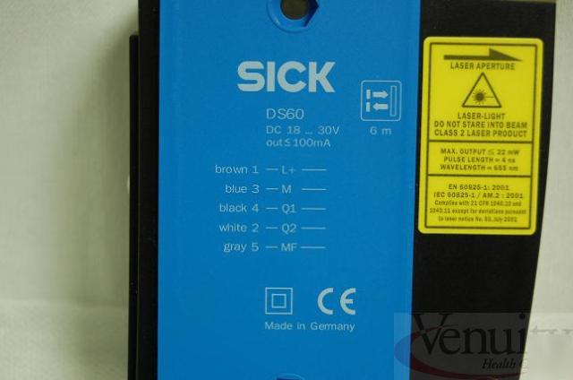 Sick DS60-P21211 18 to 30VDC proximity sensor