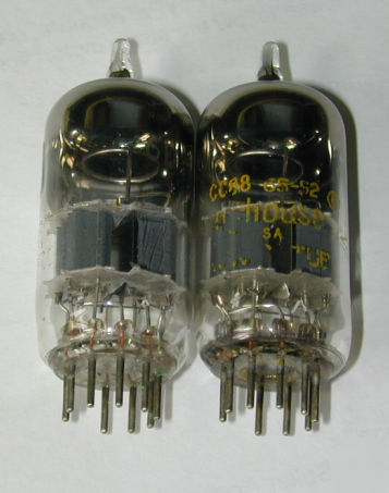 2 tubes ECC88 (6DJ8 6922) westinghouse - tested
