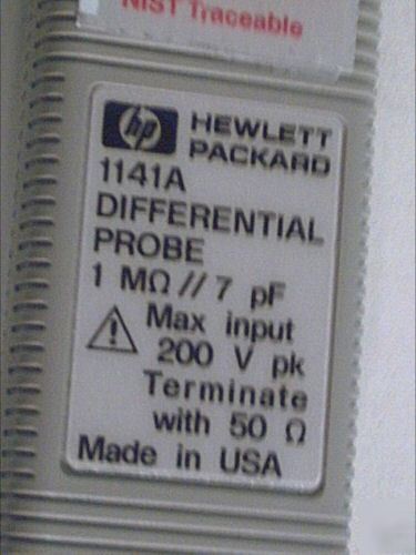 Hp / agilent 1141A differential probe