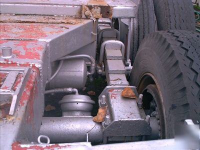 Tandam axle trailer suspenion,tires and wheels,airbrake