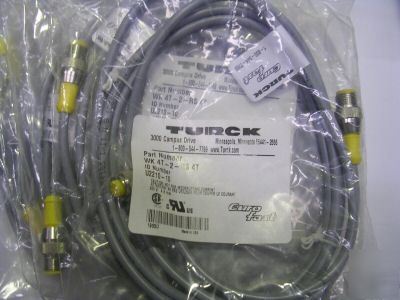 Turck #wk-4T-2-rs, 4-wire eurofast cable assys. 7 pc