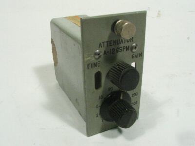 ^ attenuator a-12GSPM a-12 gspm electro instruments inc