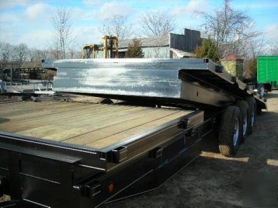 2007 heavy duty tilt equipment trailer, 21,000 gvwr 