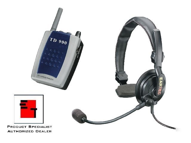 3-person eartec TD900 wireless intercom system