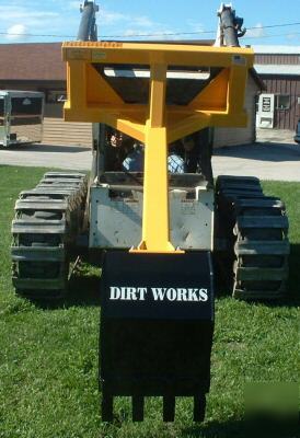 Dirt works multi-digger bobcat skid steer attachment