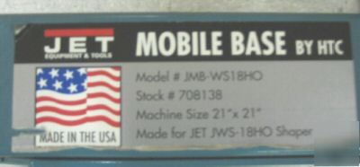 Jet mobile machine base 708138 used ,jws-18HO shaper