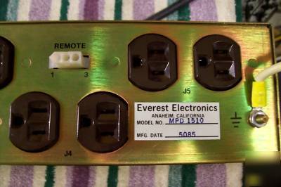 New everest electronic equip MPD1510 power supply 125V/ 