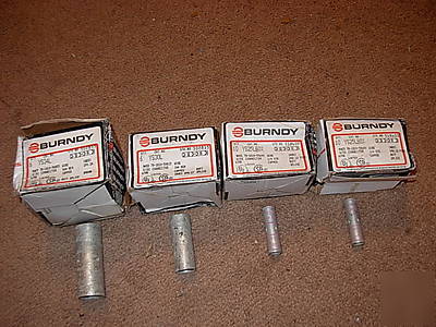 New lot of 4X boxes burndy wire connectors, in boxes