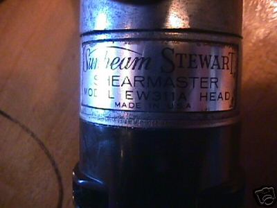 Sunbeam stewart shearmaster model EW311A