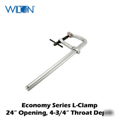 Wilton economy series l-clamp 24â€ opening 4-3/4â€ throat