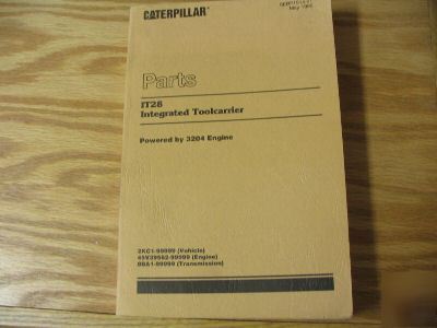 Caterpillar IT28 toolcarrier parts catalog manual