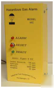 Hazardous gas alarm detector mod. hic-822 slightly used