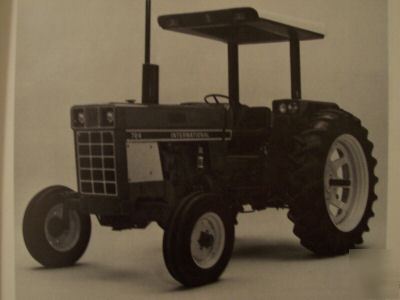 International 84 series tractors dealer's sales manual