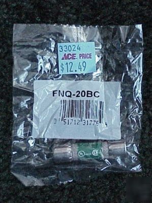 New bussmann fnq-20BC time delay cartridge fuse ** 
