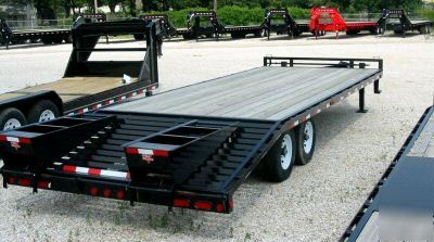 New pj 25' deckover pintle open 15K trailer equipment
