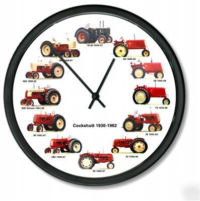 Tractor cockshutt 1930 1962 antique tractors dial clock