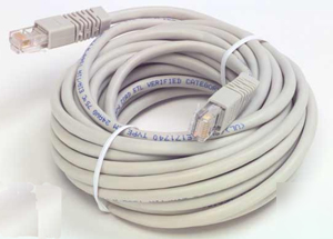 Utp patch cord - molded - 25' - white