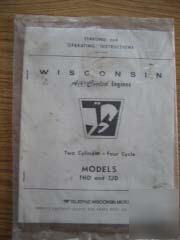 Wisconsin air cooled engines instructions 2 4 cylinder