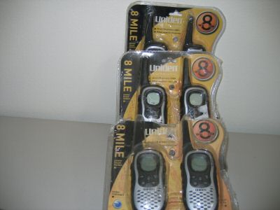 3 sets of uniden radio walkie talkie 8 mile