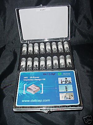 80 pc high q capacitor 1.0-10PF design kit a size case