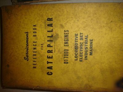 Caterpillar D17000 engine service reference manual