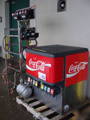 Cornelius 8 heads c-top complete soda dispensing system
