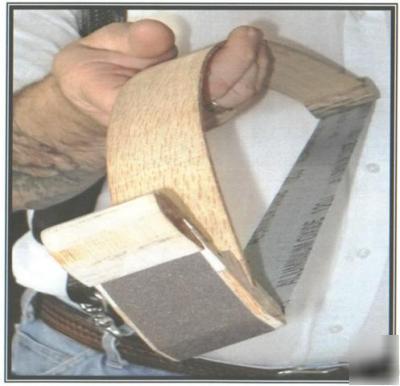 Handheld bow sander for auto,wood,plastic shapingcurves
