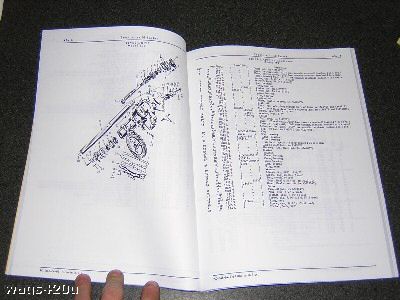 John deere h hw hnh and hwh parts catalog manual