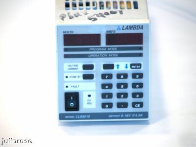 Lambda LLS5018 0-18V, 0-4.5A digital power supply