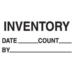 Shoplet select inventory date count by labels 3 x 5