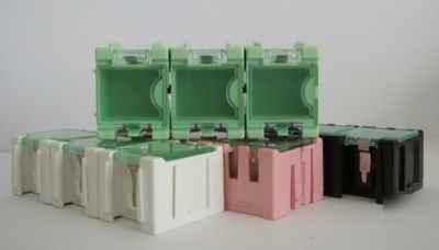 Soldering/electronic component storage containers x 25
