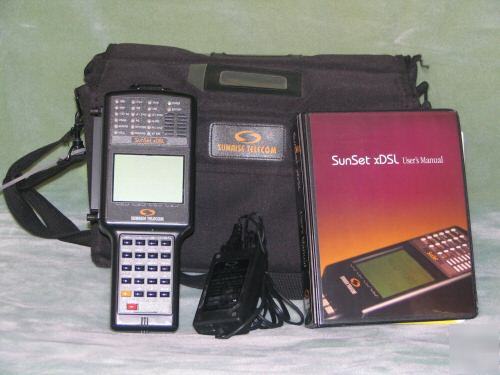 Sunrise telecom sunset xdsl test set w/ ssxdsl-5 module