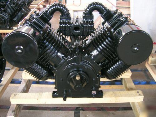 New 20, 25 or 30 hp air compressor pump, cast iron - 