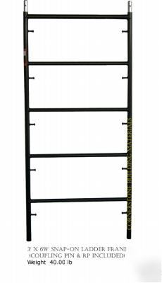 Scaffold frame 3' x 6'8'' snap on ladder frame 
