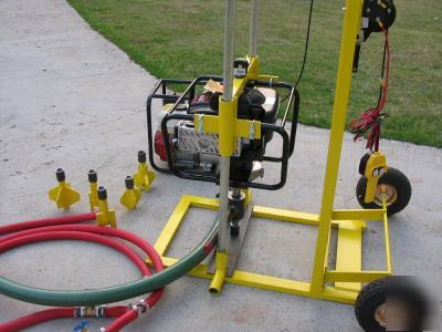Hydrotechpro portable water well (bore hole) drill rig