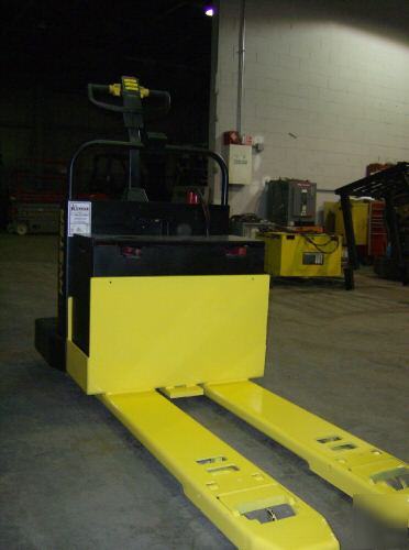 Hyster forklift #5051 electric rider pallet 6000# cap
