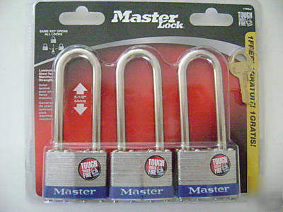 3 padlock master lock steel tool 2.5