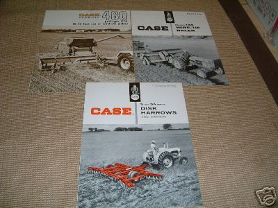 Case tractor machinery brochures