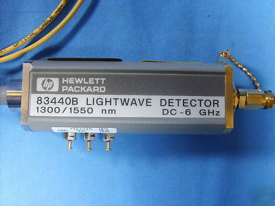Hp 83440B high-speed lightwave converter 