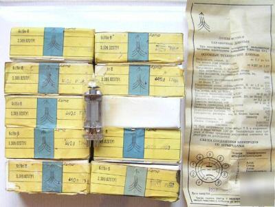 New 6S19P-v russian audiophile tubes lot of 10 in box 