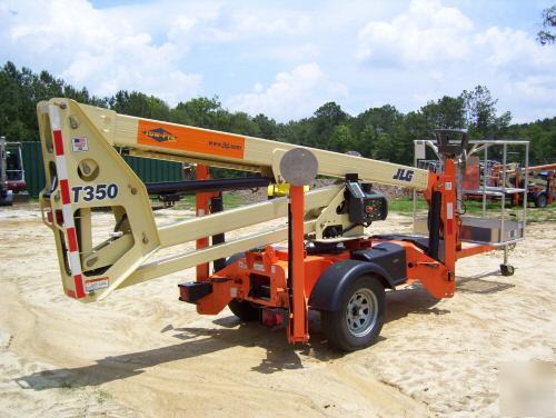 New jlg T350, 35' towable boom lift, brand , never sold