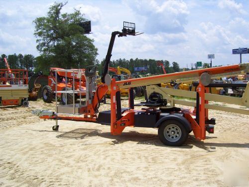 New jlg T350, 35' towable boom lift, brand , never sold